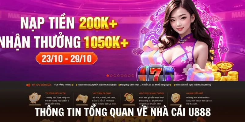 Nhà cái U888 đã chiếm được cảm tình của đông đảo người chơi